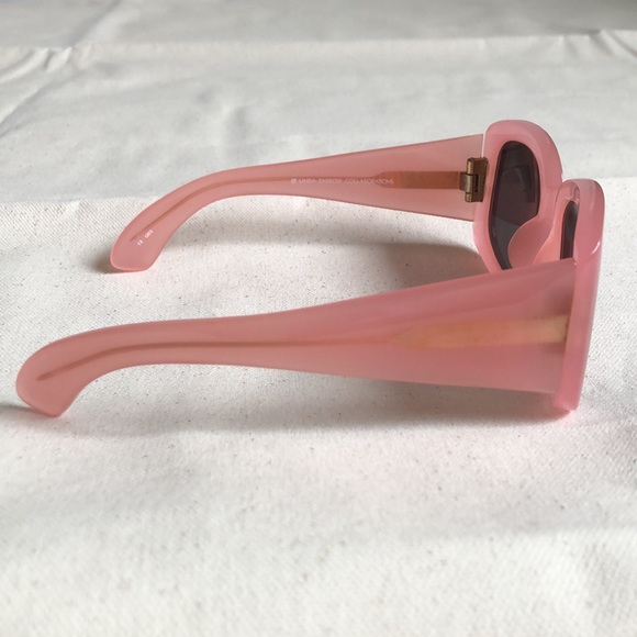 Linda Farrow Dries Van Noten 14 C1 Pink Sunglasses - Picture 10 of 12